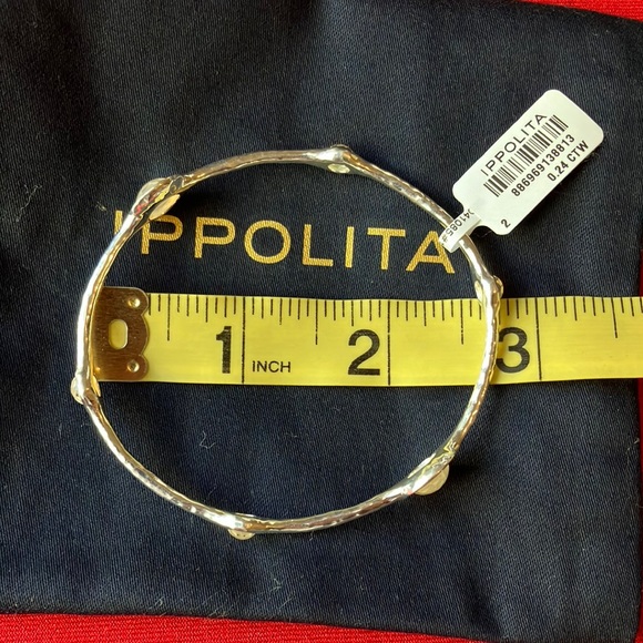 Ippolita Stella Diamond & Mother-Of-Pearl 6 Station Rock Candy Bangle Bracelet - Picture 7 of 10